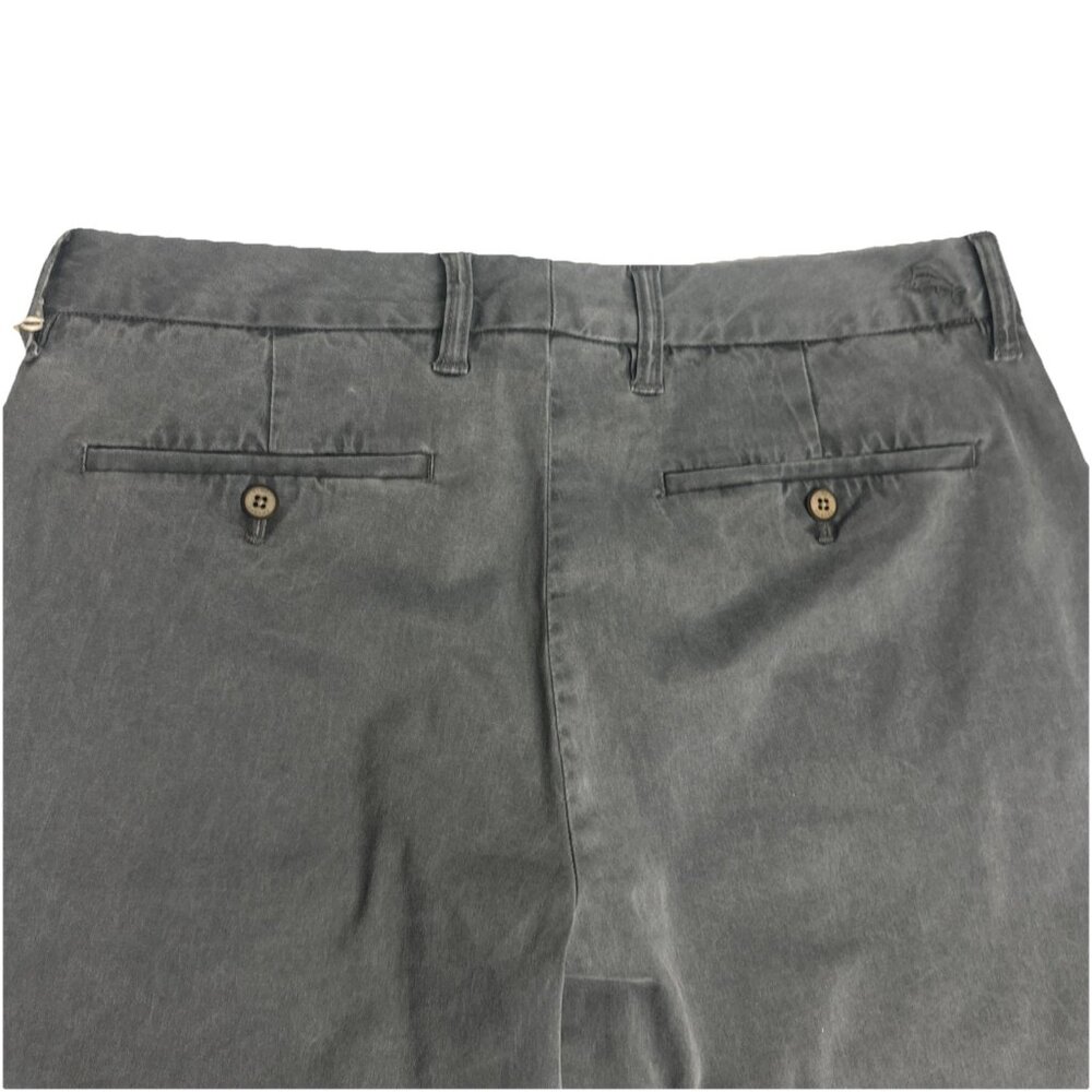 Tommy Bahama Boracay Flat Front Chino Casual Pants Mens 36 x 34 Fog Grey - Picture 6 of 11